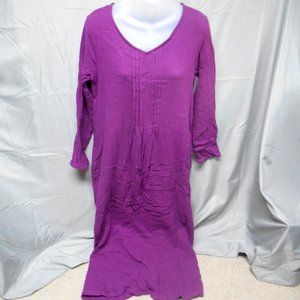 NWT Romacci purple long dress womens small